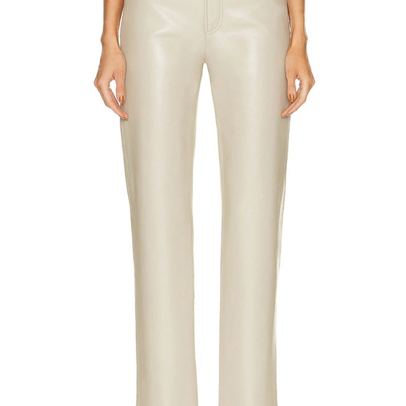 AGOLDE recycled leather pinch waist 90’s pants in color toast - Picture 1 of 8